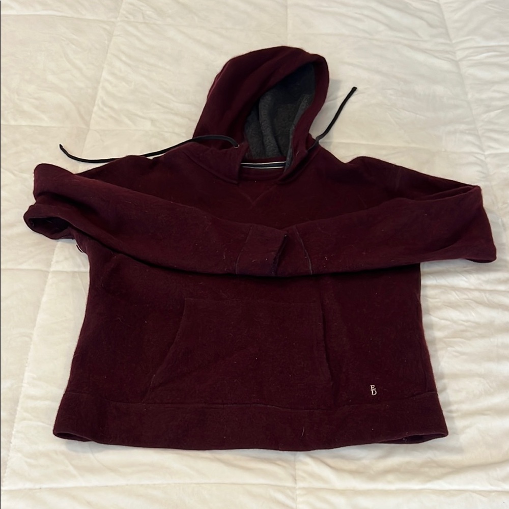 Ellen Degeneres Burgundy Wool Sweatshirt